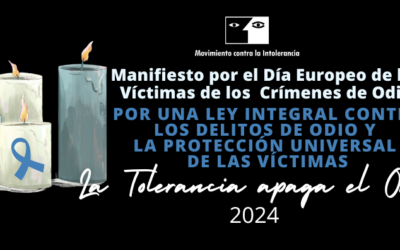 Manifiesto por el Día Europeo de las Víctimas de los Crímenes de Odio